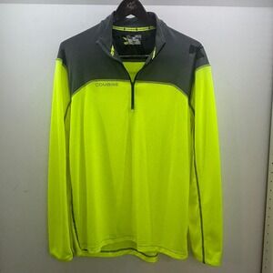 Under Armour Combine 1/4 Zip Pullover MD Men Training Shirt Yellow
